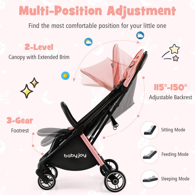 Baby Joy One-Hand Folding Portable Lightweight