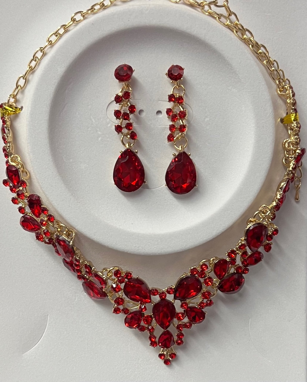 Calla Collection TR-364 Versatile Timeless Rhinestone Necklace Set
