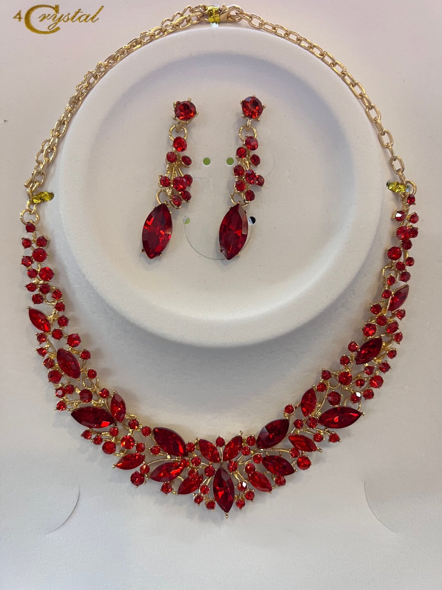 Calla Collection TR-366 Elegant Event Necklace & Earring Set