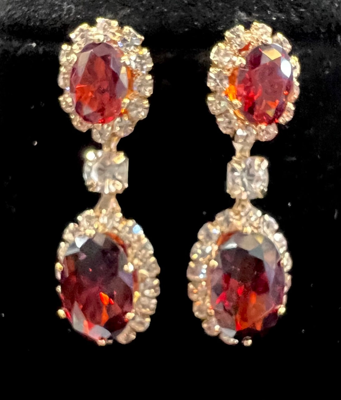 Calla Collection Earrings TR-10831 Sophisticated Cubic Zirconia CZ Dangle Earrings