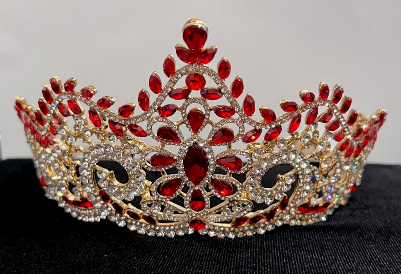 Calla Collection red jewelry piece, stylish and elegant, showcasing intricate design and vibrant color for versatile accessories.