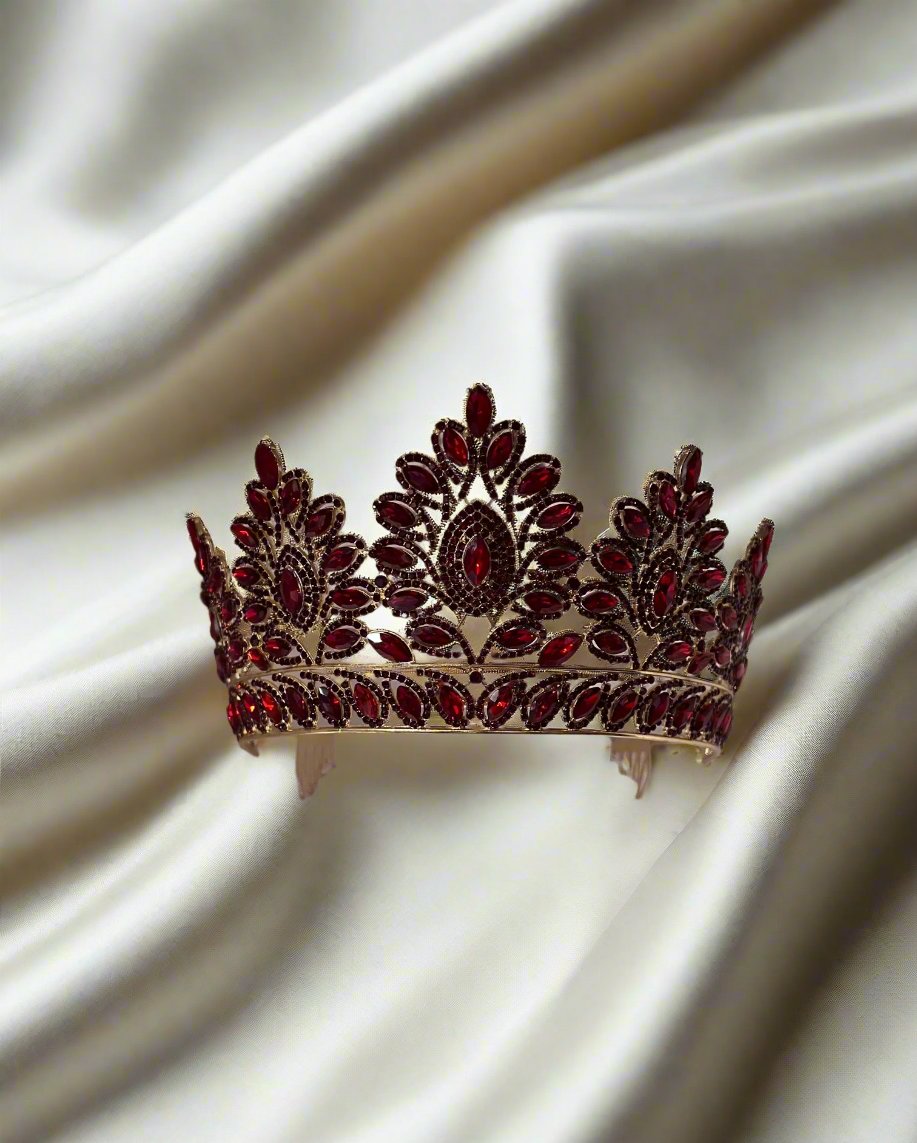 Calla Collection TR-937 red gold jewelry piece, showcasing its elegant design and vibrant color in a clear product image.