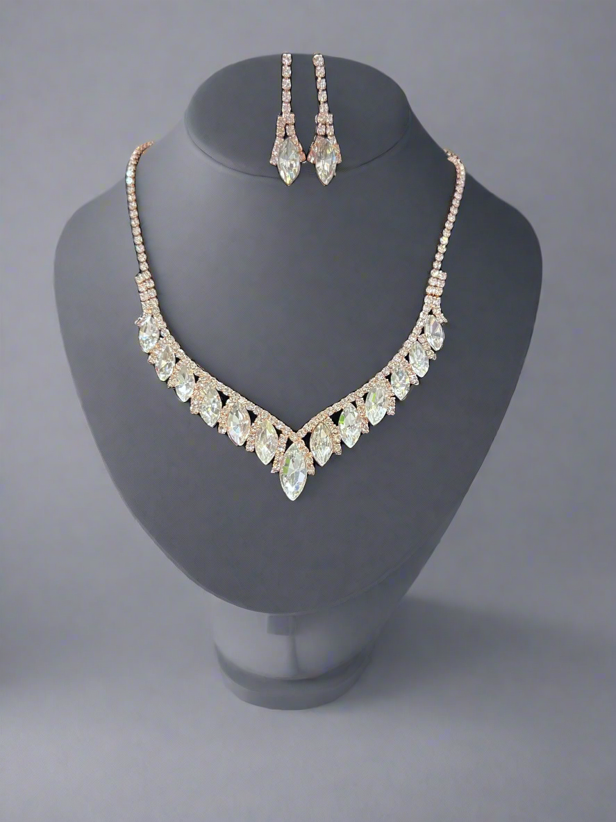 Calla Collection TR-22253 Effortless Versatile Necklace & Earring Set