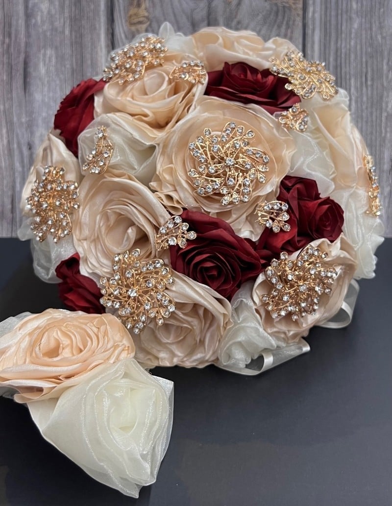 High-quality textile floral accessory designed with precise attention to detail from Calla Collection.