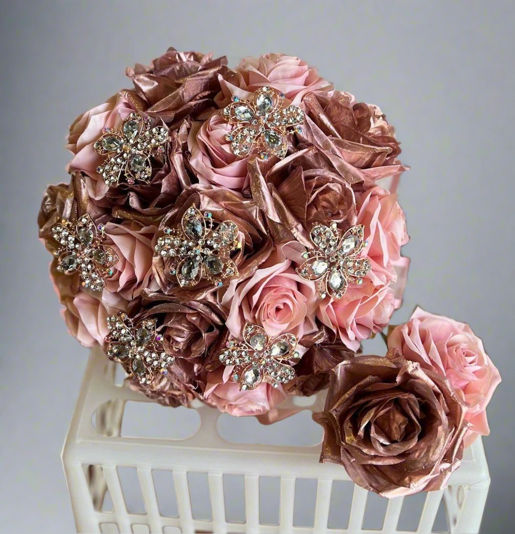 Traditional presentation floral bouquet engineered to bring beauty and poise to your formal look.