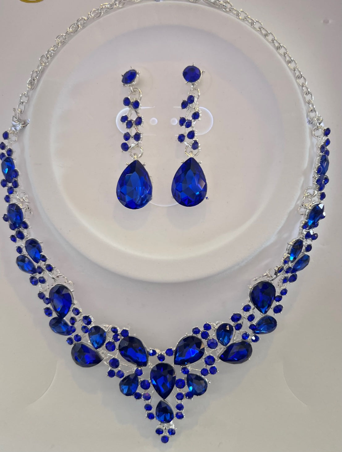 Calla Collection TR-364 Versatile Timeless Rhinestone Necklace Set