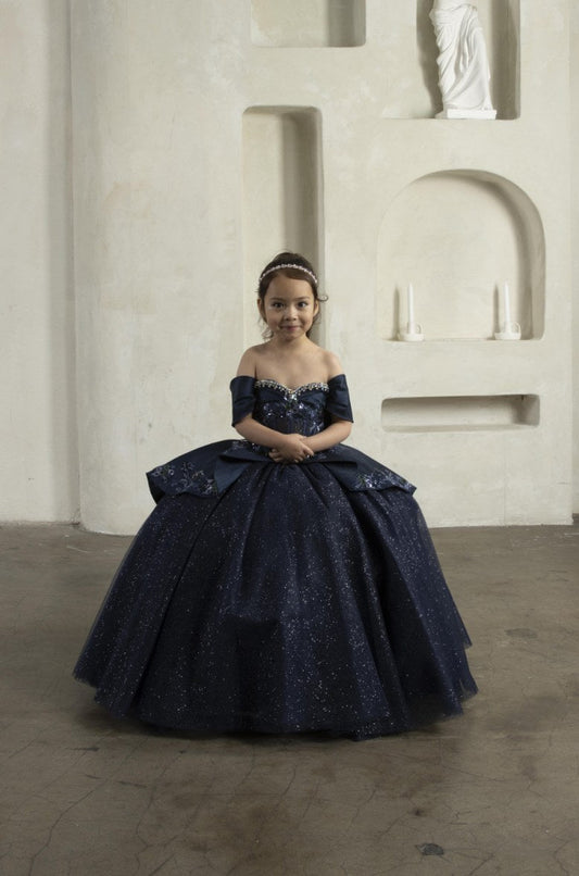 Girls' SCK-327 BIG dress by CALLAcollection featuring a colorful, playful design for young girls.