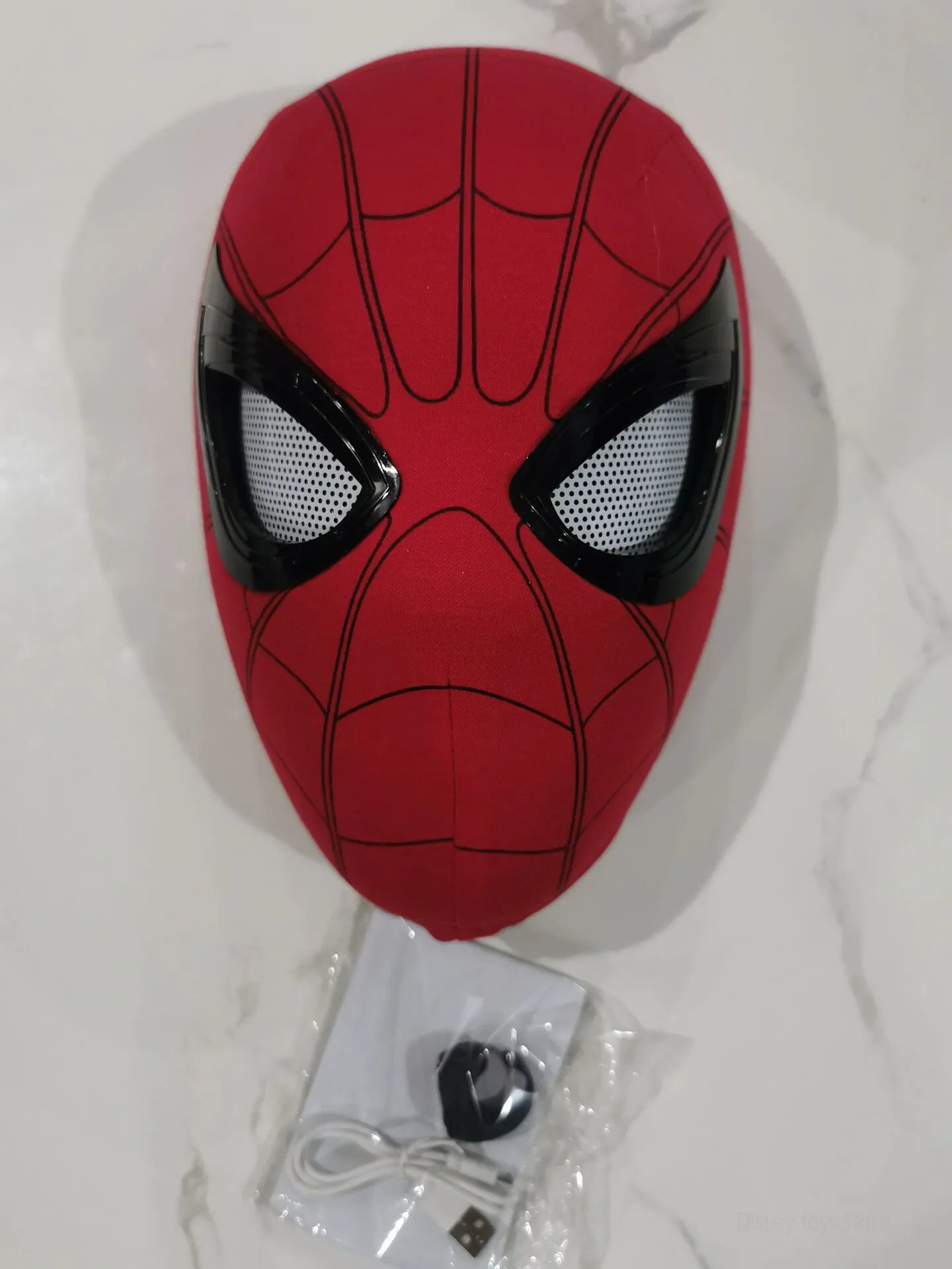 Spiderman Mask Blinking Eye with Chin Control Toy Mommies Best Mall