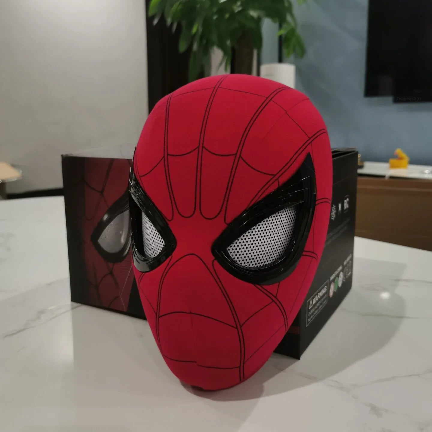 Spiderman Mask Blinking Eye with Chin Control Toy Mommies Best Mall