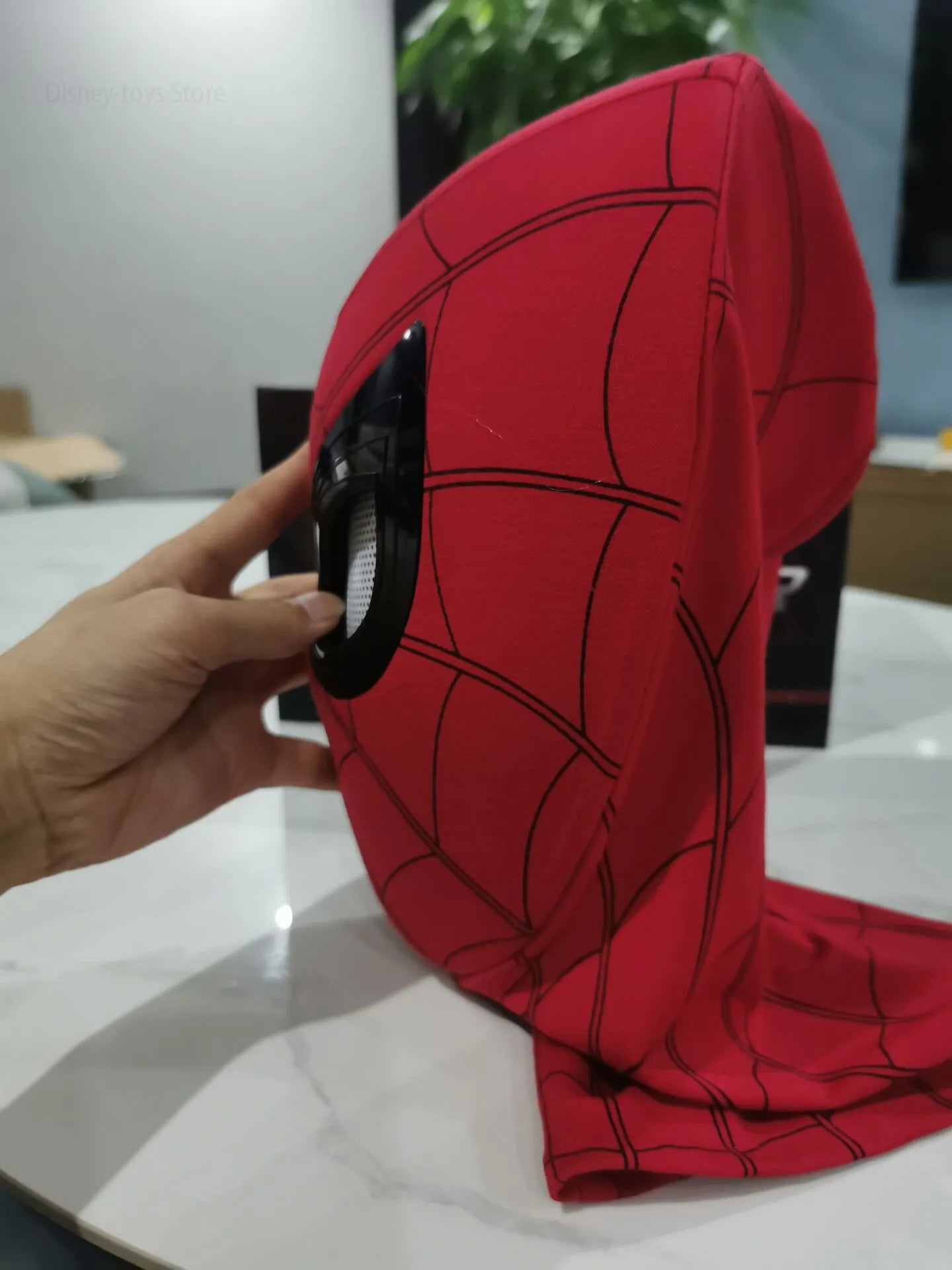 Spiderman Mask Blinking Eye with Chin Control Toy Mommies Best Mall