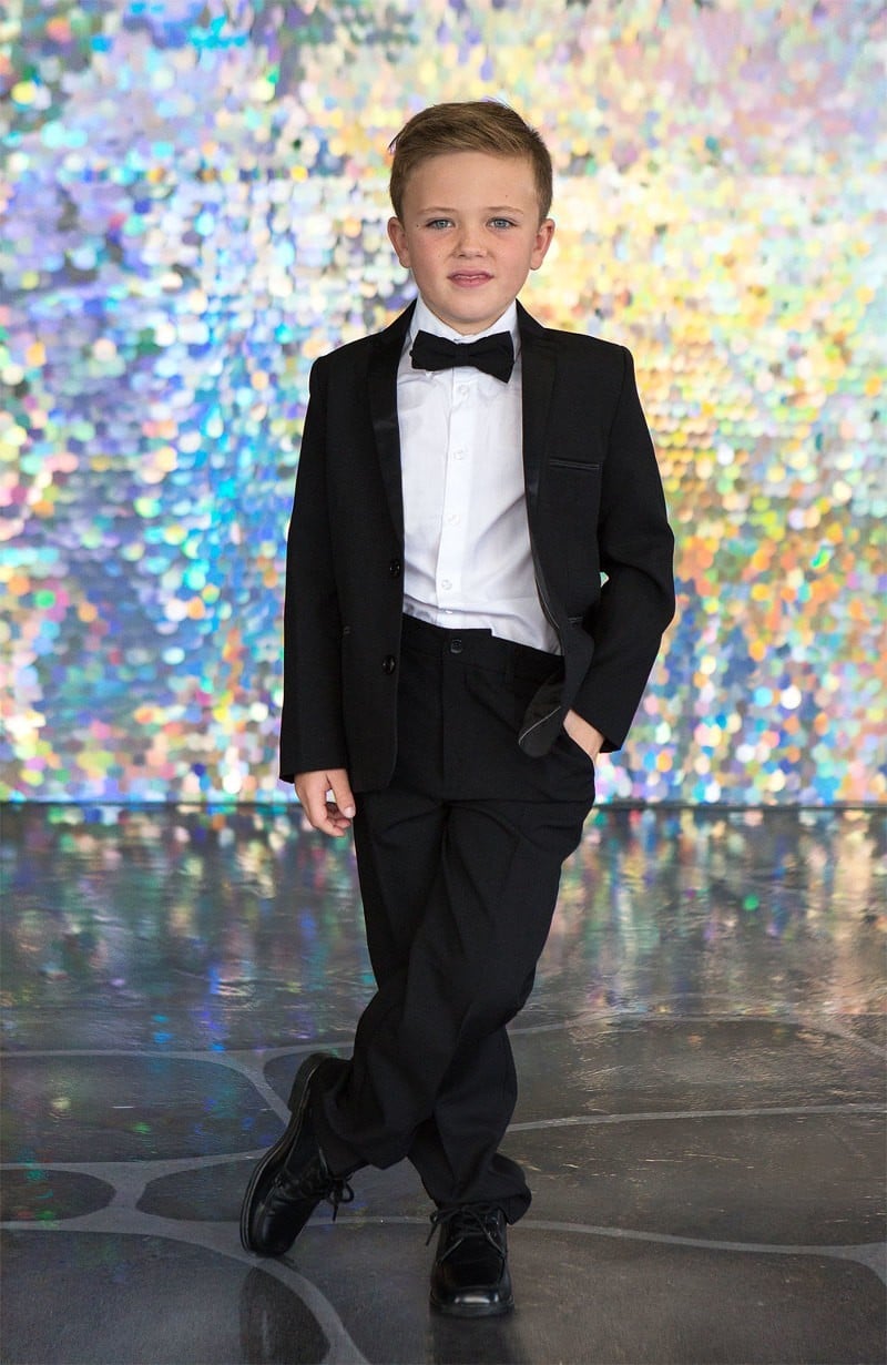 Calla Collection T-4006 boys confirmation suit package featuring classic menswear tailoring