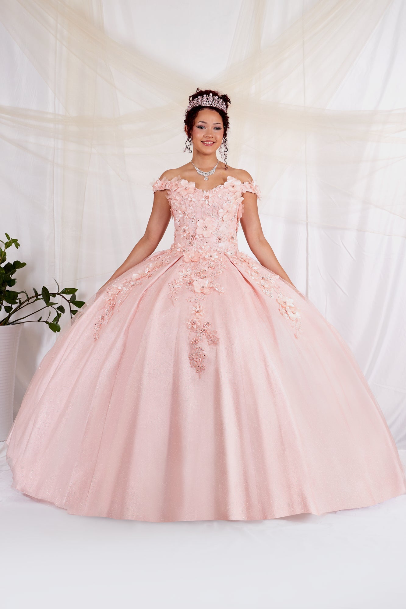 Calla Collection WB-21551 Mis Quince Anos formal ball gown dress