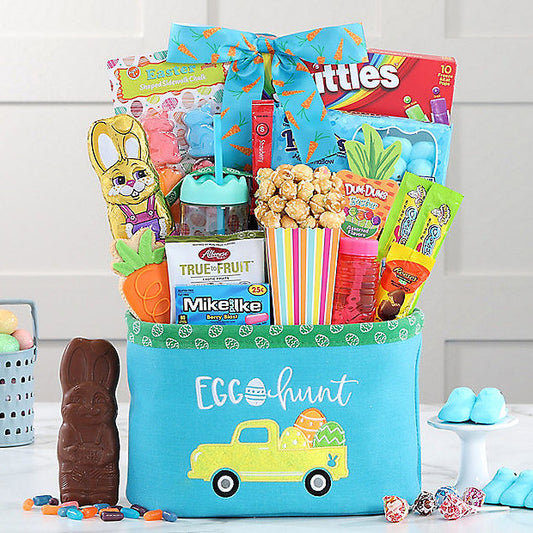 Egg Hunt Sweets: Easter Gift Basket