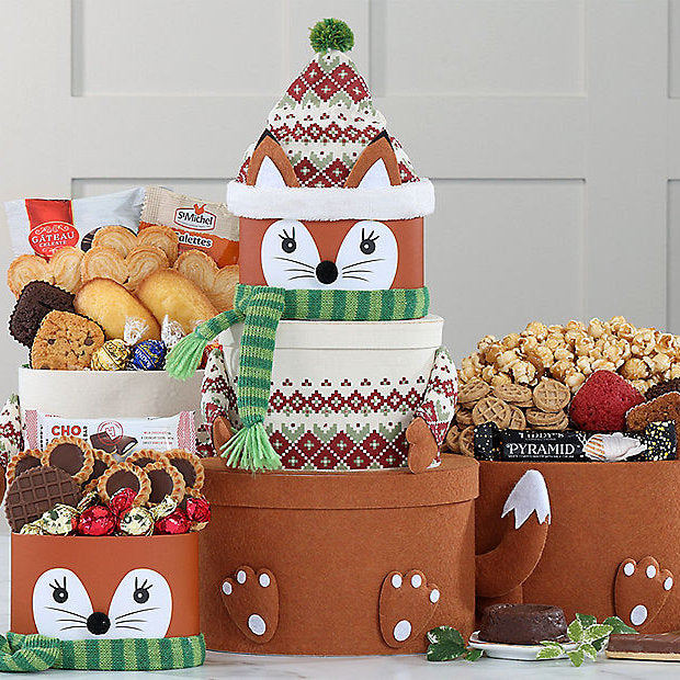 Winter Fox: Holiday Gift Tower