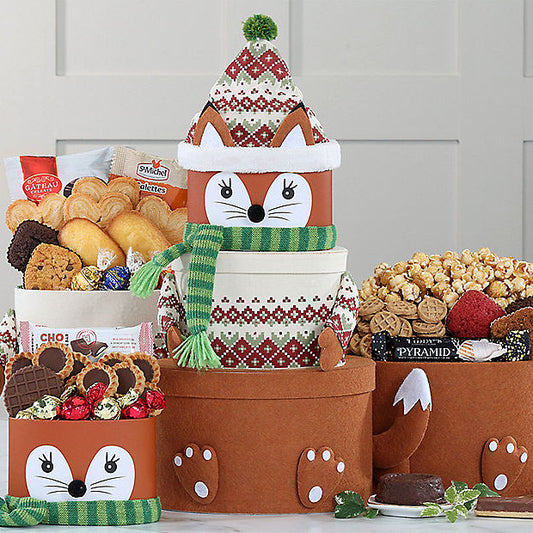 Winter Fox: Holiday Gift Tower