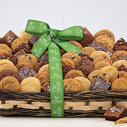 Sweet Bakery Extravaganza: Brownies & Cookies Gift Basket