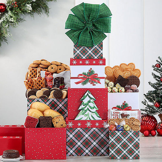 Christmas Trees: Holiday Bakery Gift Tower
