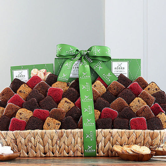 Sweet Bakery Bonanza gift basket with assorted brownies, cookies, and cakes from GreatArrivals/WineCountry, featuring a variety of baked treats.
