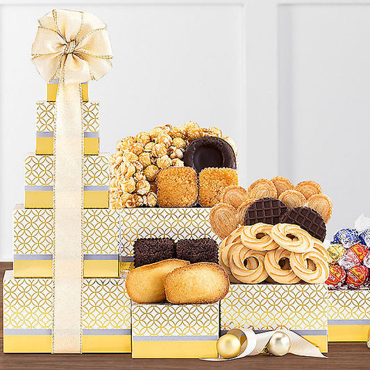 Sweet Sophistication: Lindt Chocolate & Sweets Gift Tower - Mommies Best Mall