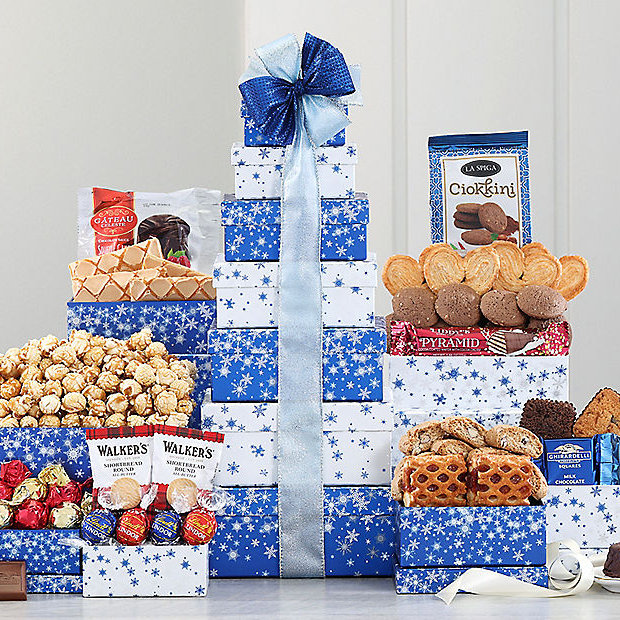 Let It Snow: Holiday Gift Tower