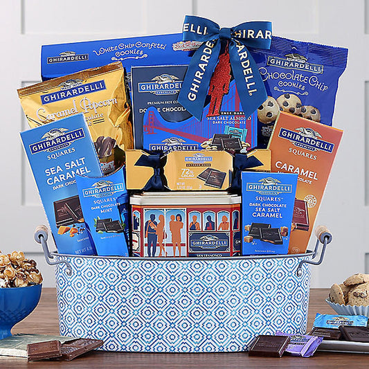 Ghirardelli Winter Celebration: Chocolate Gift Basket