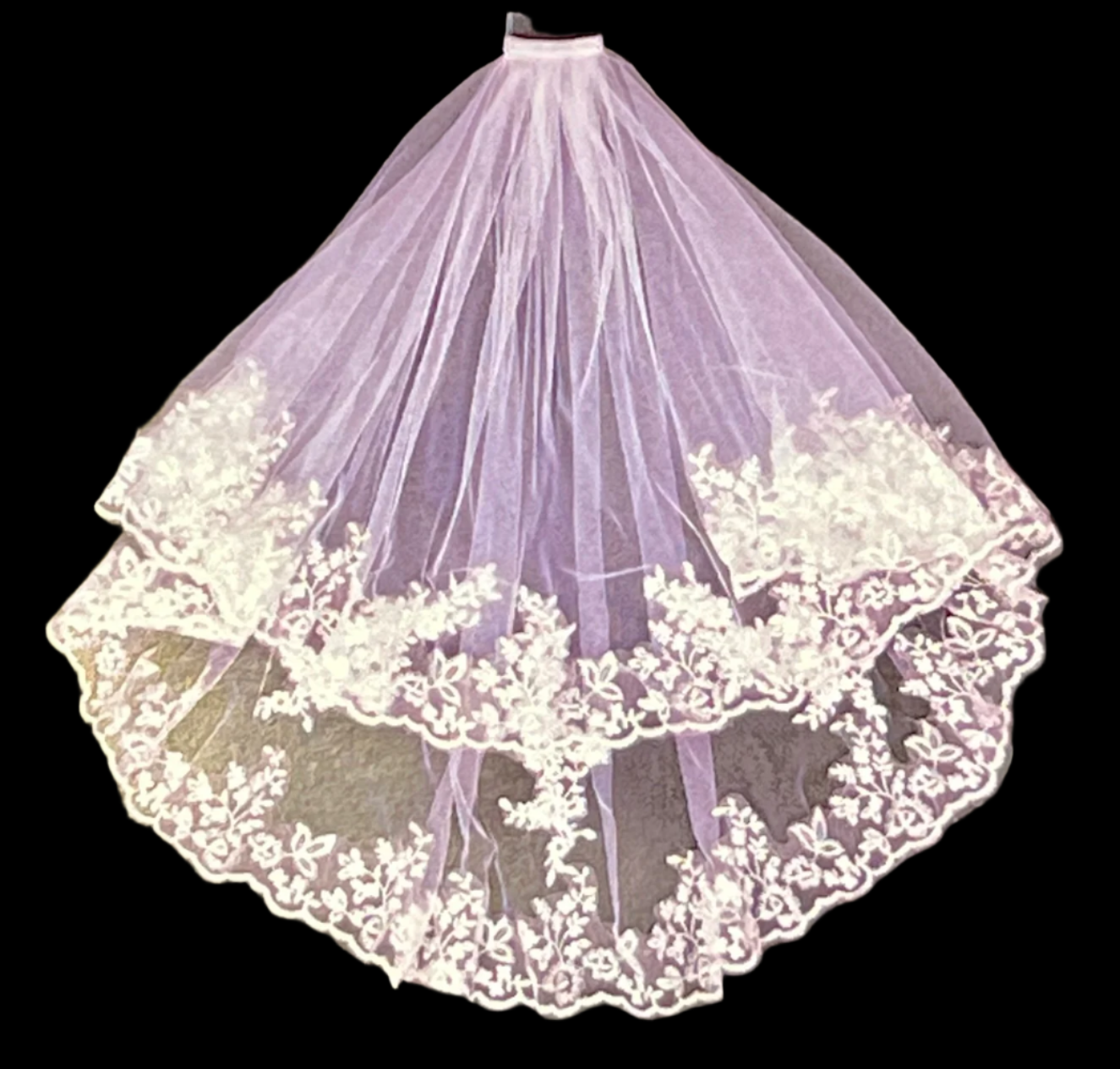 Calla Collection Bridal Veil WV-345-36 Delicate 36-Inch Short Wedding Veil