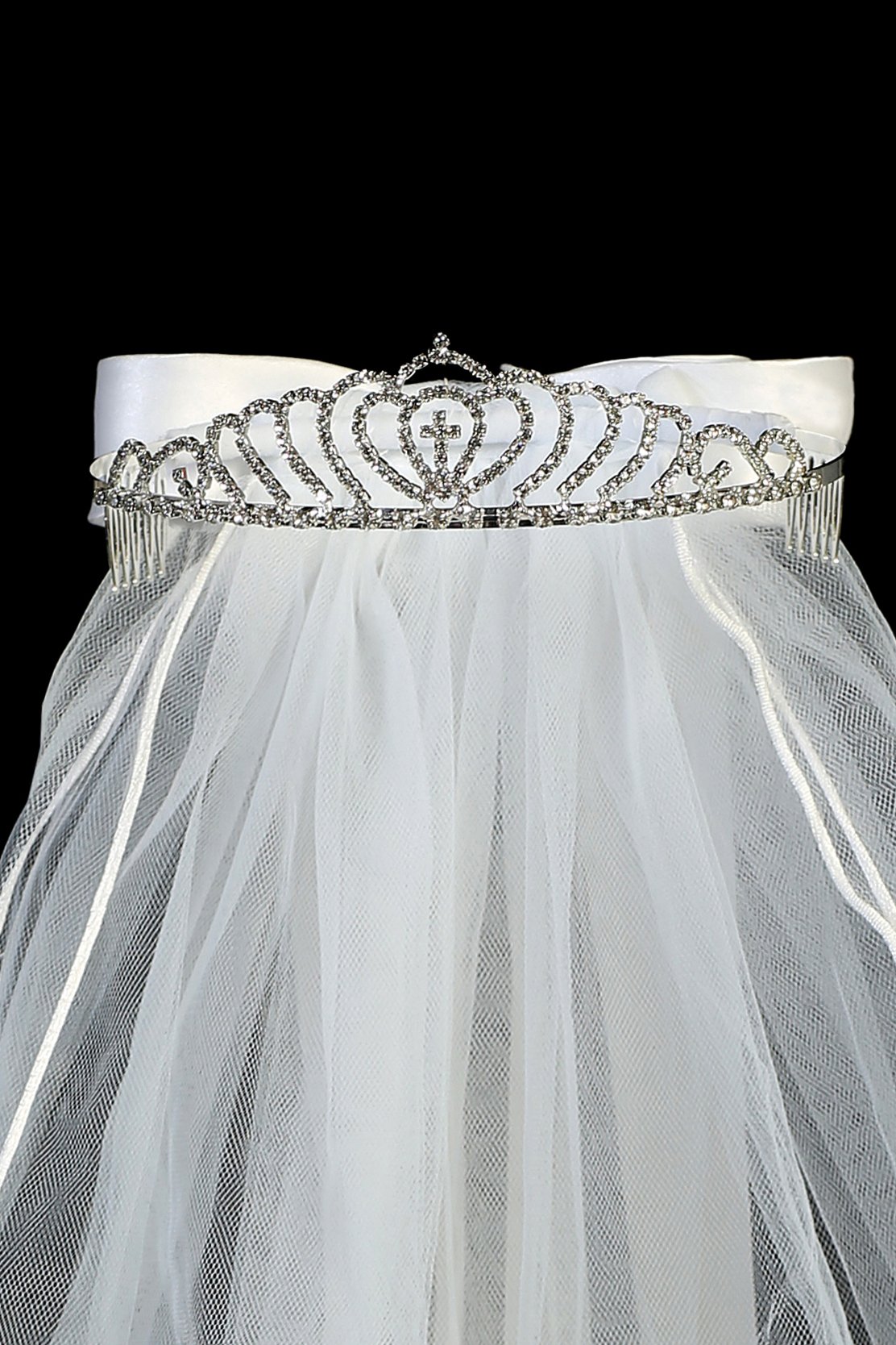 Accessories - Cross Crown Veil