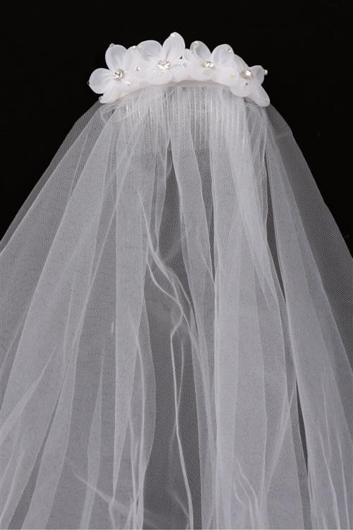 Accessories - Flower Comb Veil