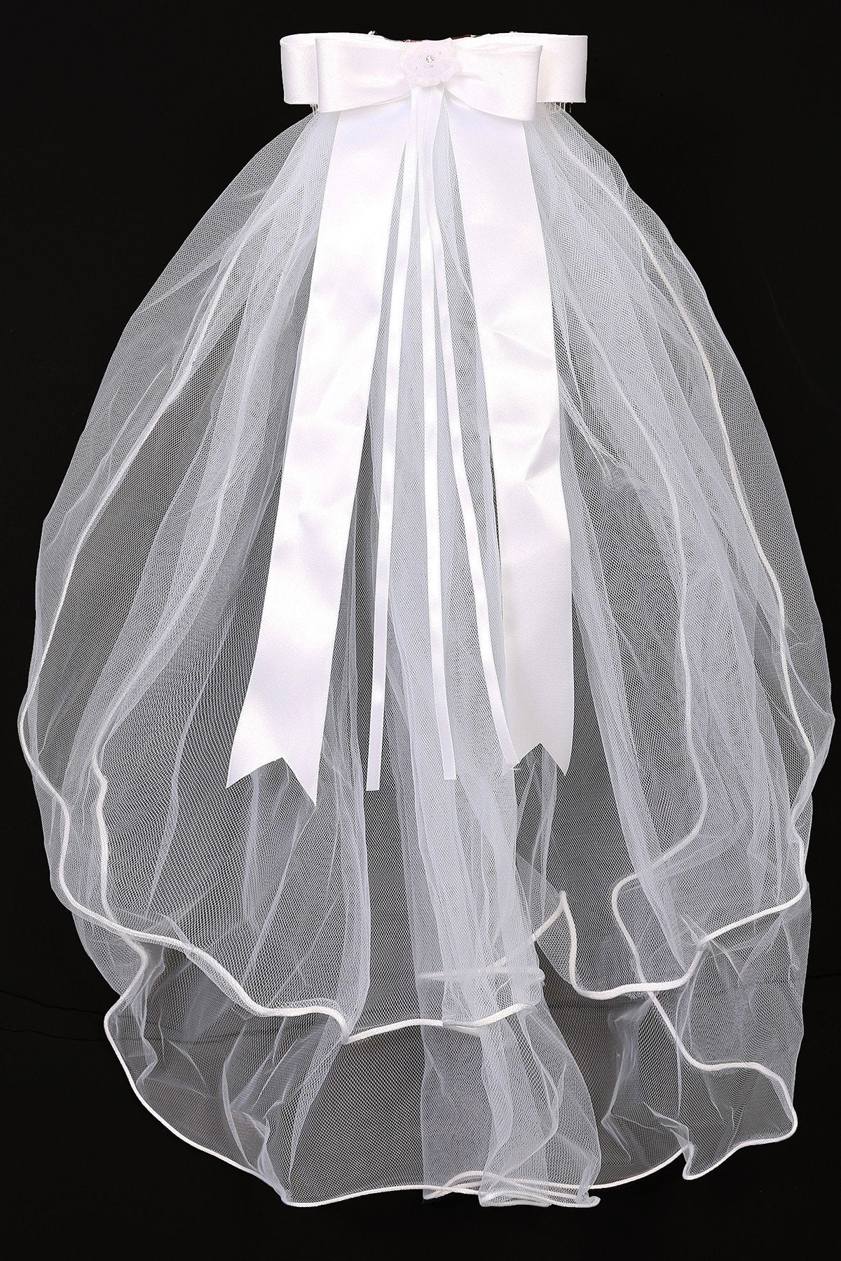 Accessories - Swirl Cross Crown Veil