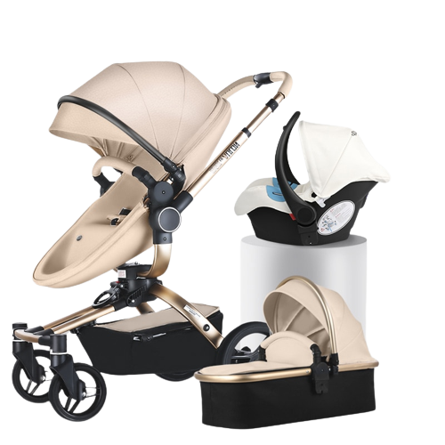 Aulon Luxury Baby Stroller 3 in 1 [Free Shipping]