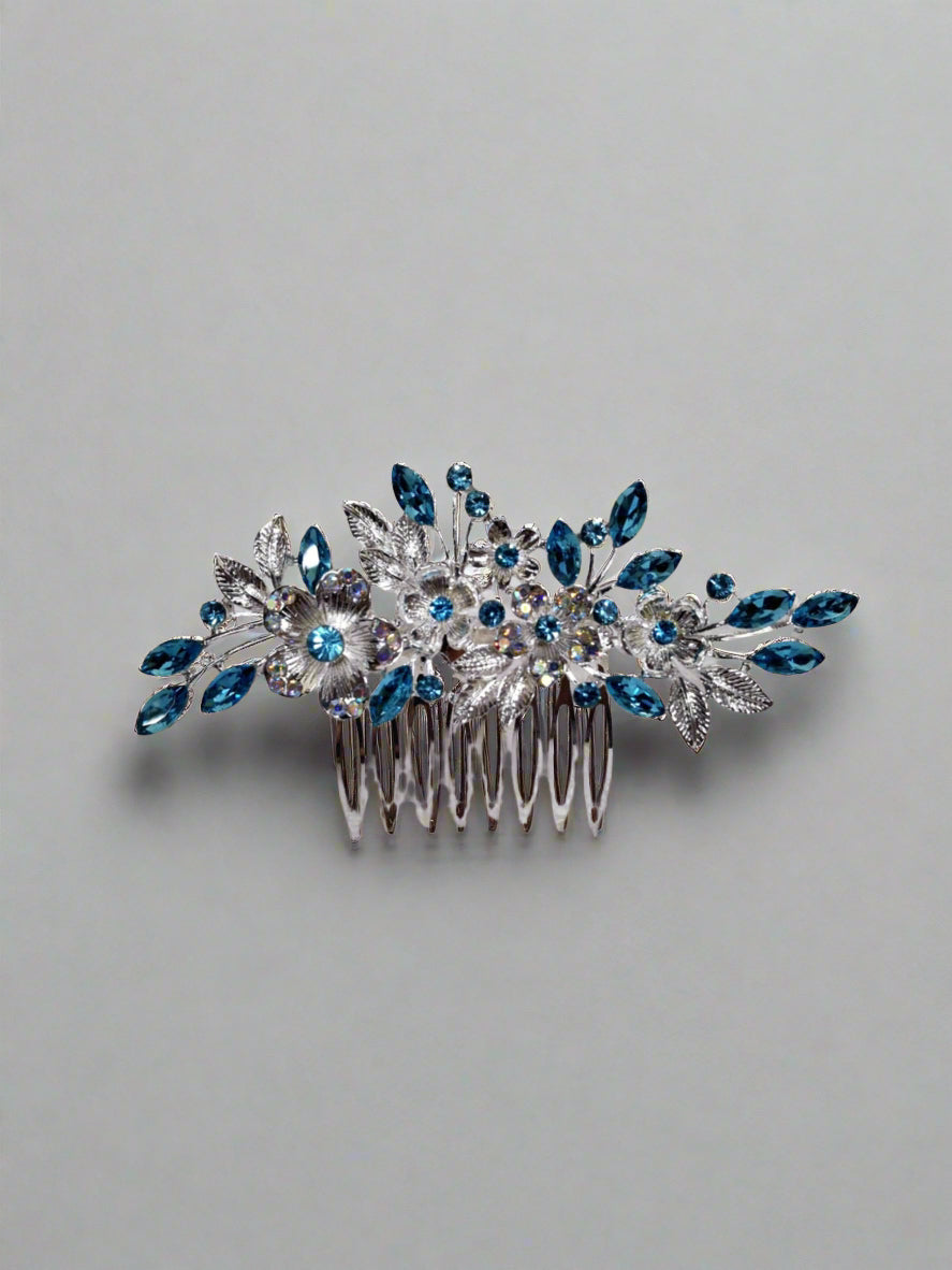 Calla Collection Hair Comb TR-0837 Stunning Elegant Rhinestone Hair Comb