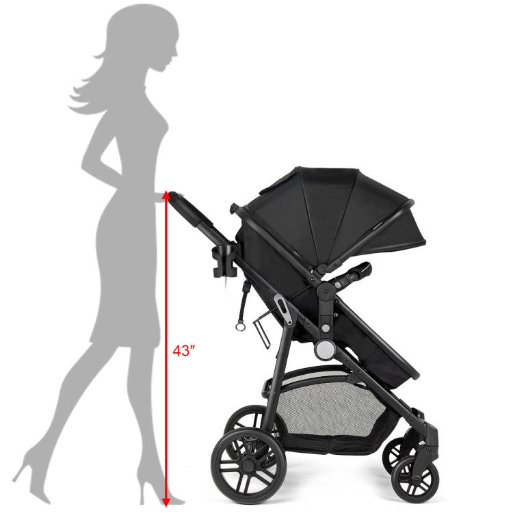 Baby Joy 2-in-1 Foldable Pushchair