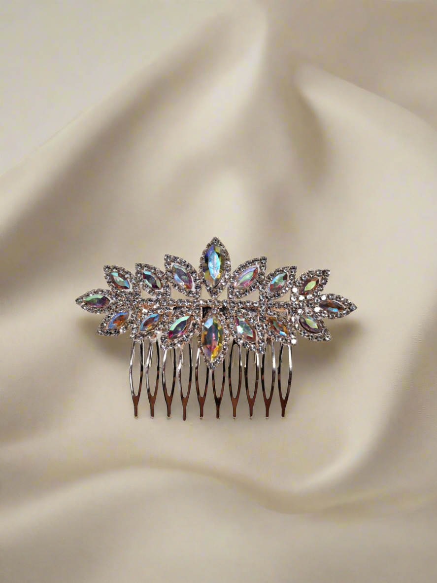 Calla Collection Hair Comb TR-40676 Elegant Sophisticated Rhinestone Hair Comb