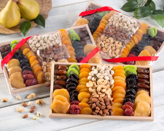 Gourmet Dried Fruit & Nut Collection - 3 Pack