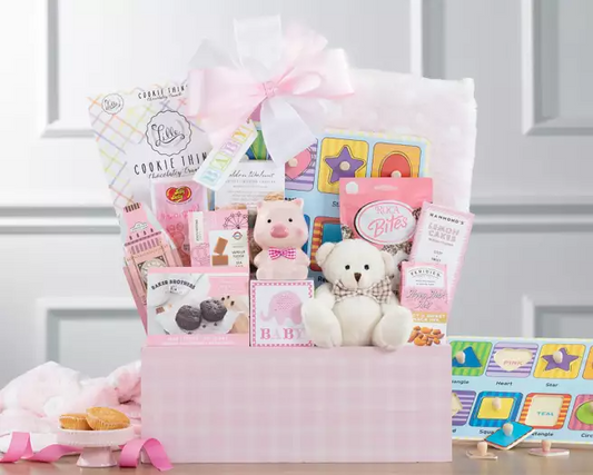 WELCOME HOME: BABY GIRL GIFT BASKET