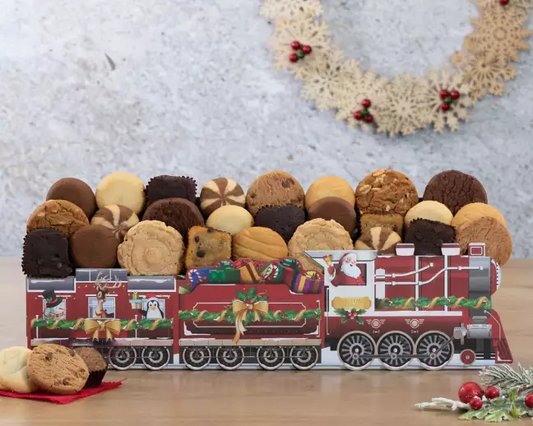 Christmas Cookie and Brownie Train