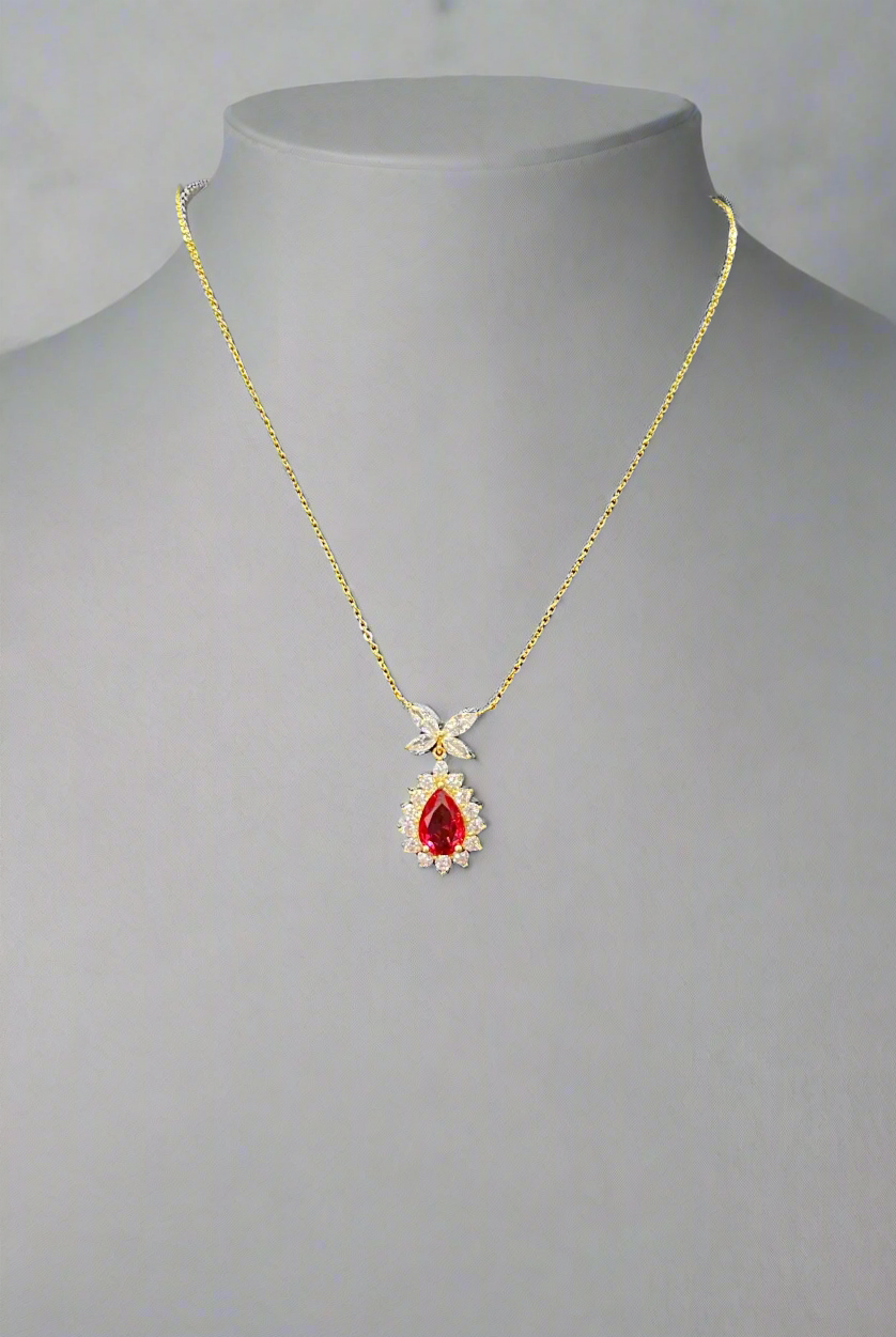 Calla Collection TR-22147 Timeless Glamour Cubic Zirconia Necklace Set