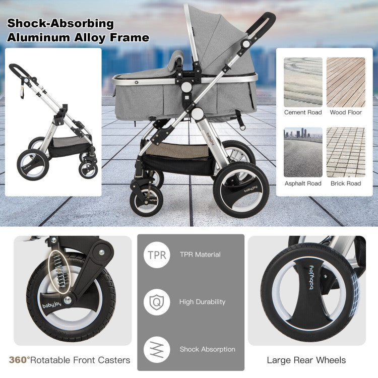 Folding Aluminum Baby Stroller Baby Jogger