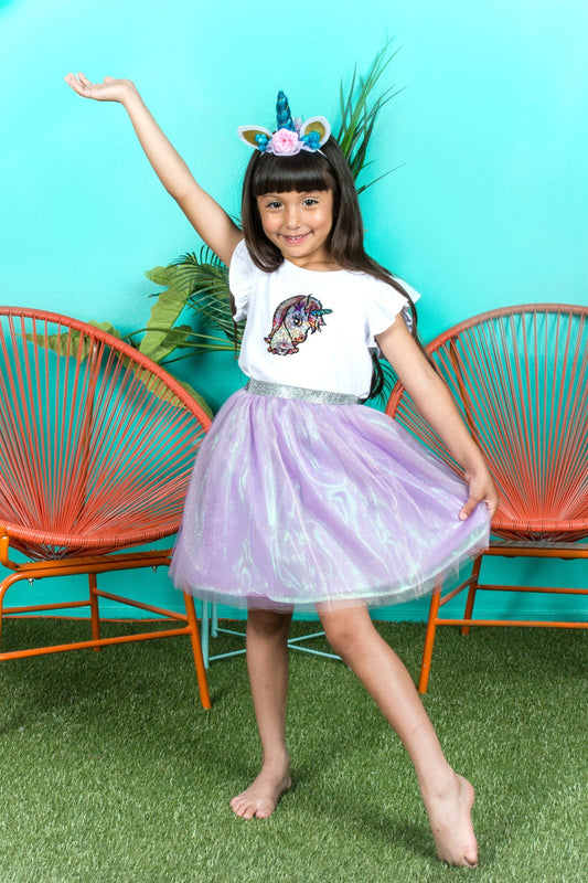 Shirt - Unicorn Flip Sequin Shirt