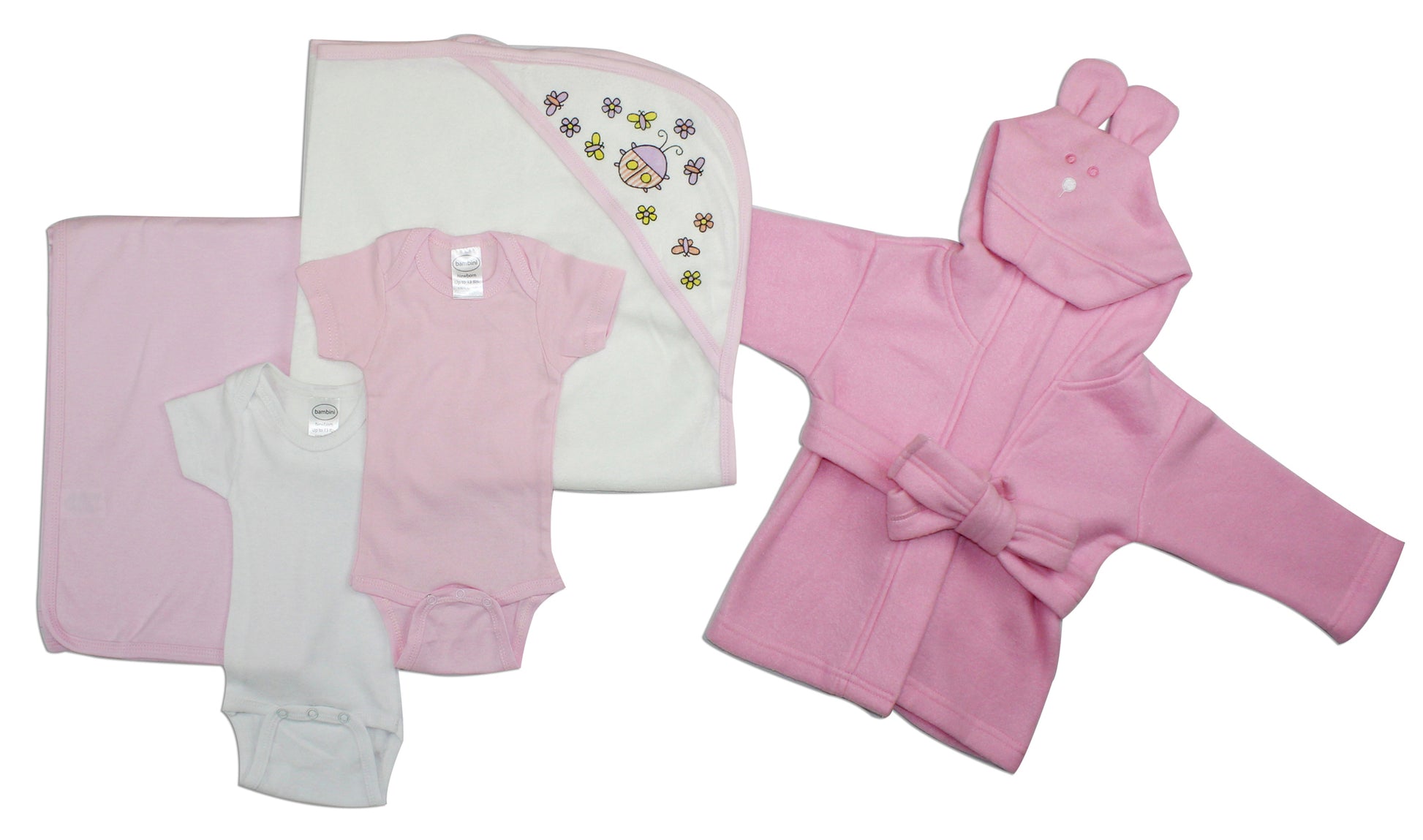 Baby Girl 5 Pc Layette Sets NC_0408