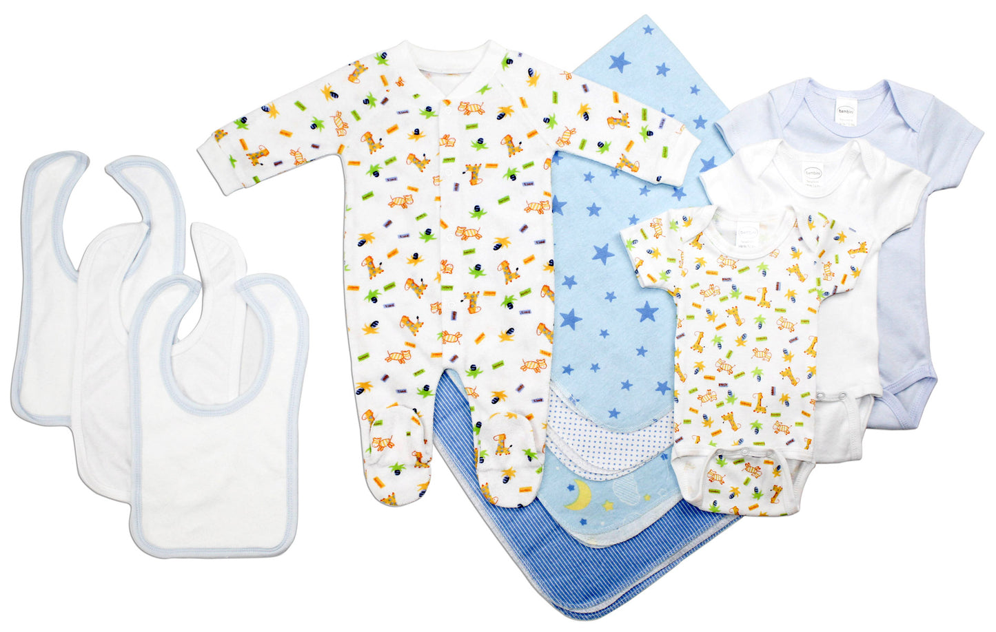 Newborn Baby Boy 11 Pc Layette Baby Shower Gift Set LS_0022