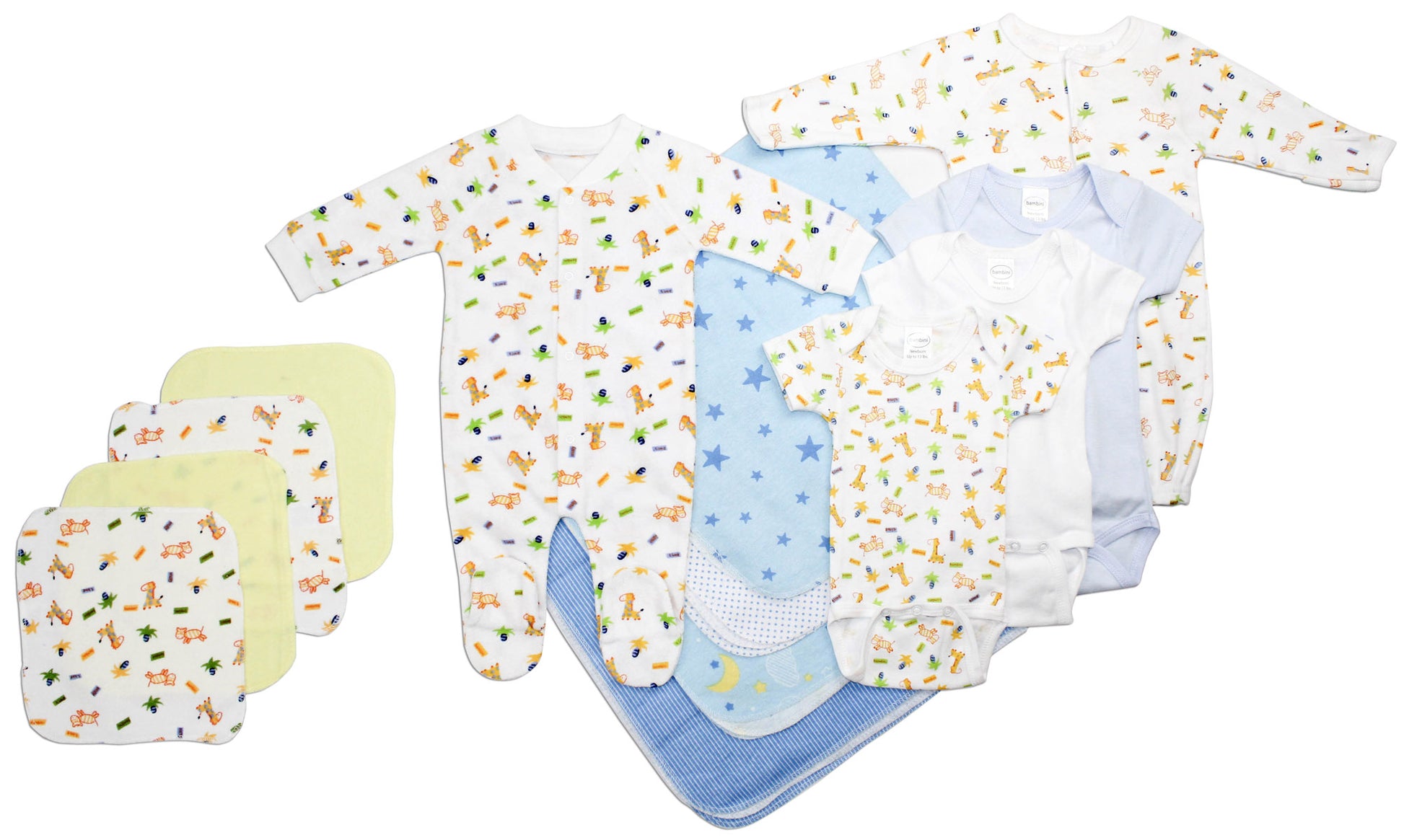 Newborn Baby Boy 13 Pc Layette Baby Shower Gift Set LS_0024