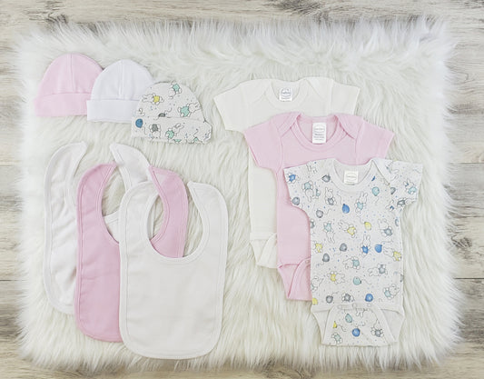 9 Pc Layette Baby Clothes Set LS_0562