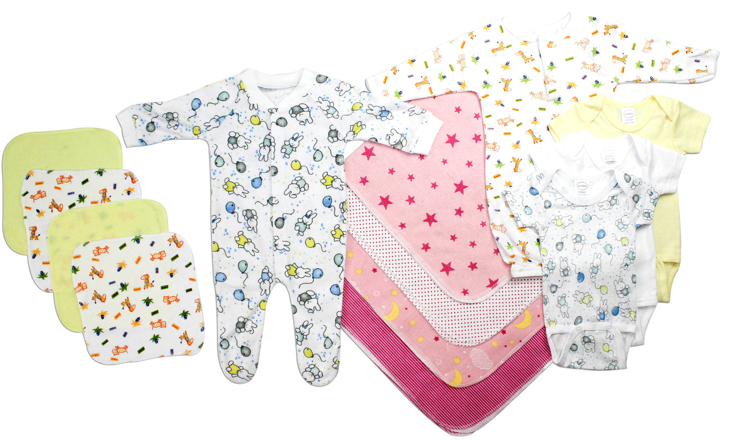 Newborn Baby Girls 13 Pc Layette Baby Shower Gift Set LS_0036