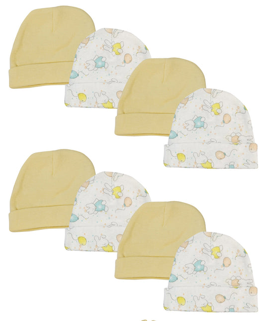 Baby Boy, Baby Girl, Unisex Infant Caps (Pack of 8) NC_0282