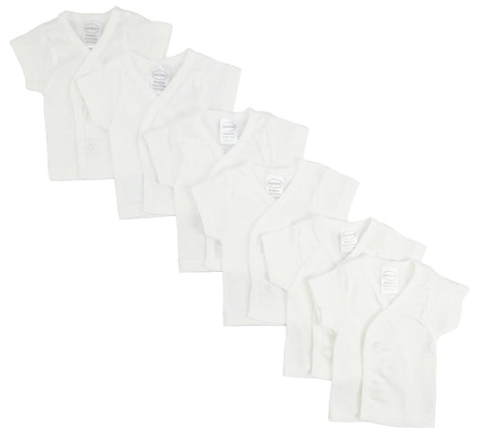 White Side Snap Short Sleeve Shirt 6 Pack 075_075