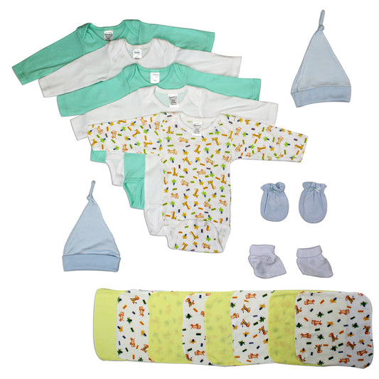 Newborn Baby Boys 17 Pc Layette Baby Shower Gift Set LS_0059