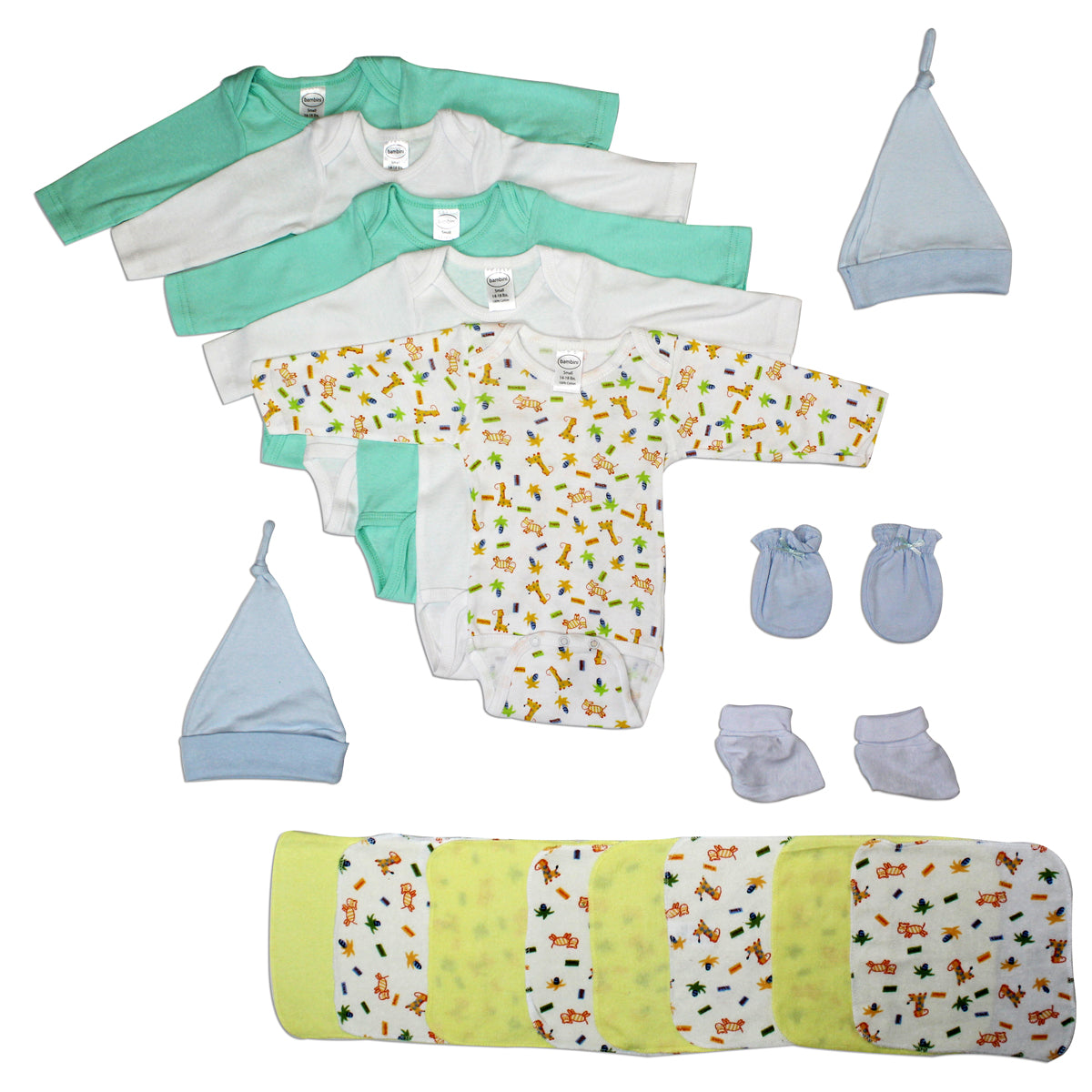 Newborn Baby Boys 17 Pc Layette Baby Shower Gift Set LS_0059