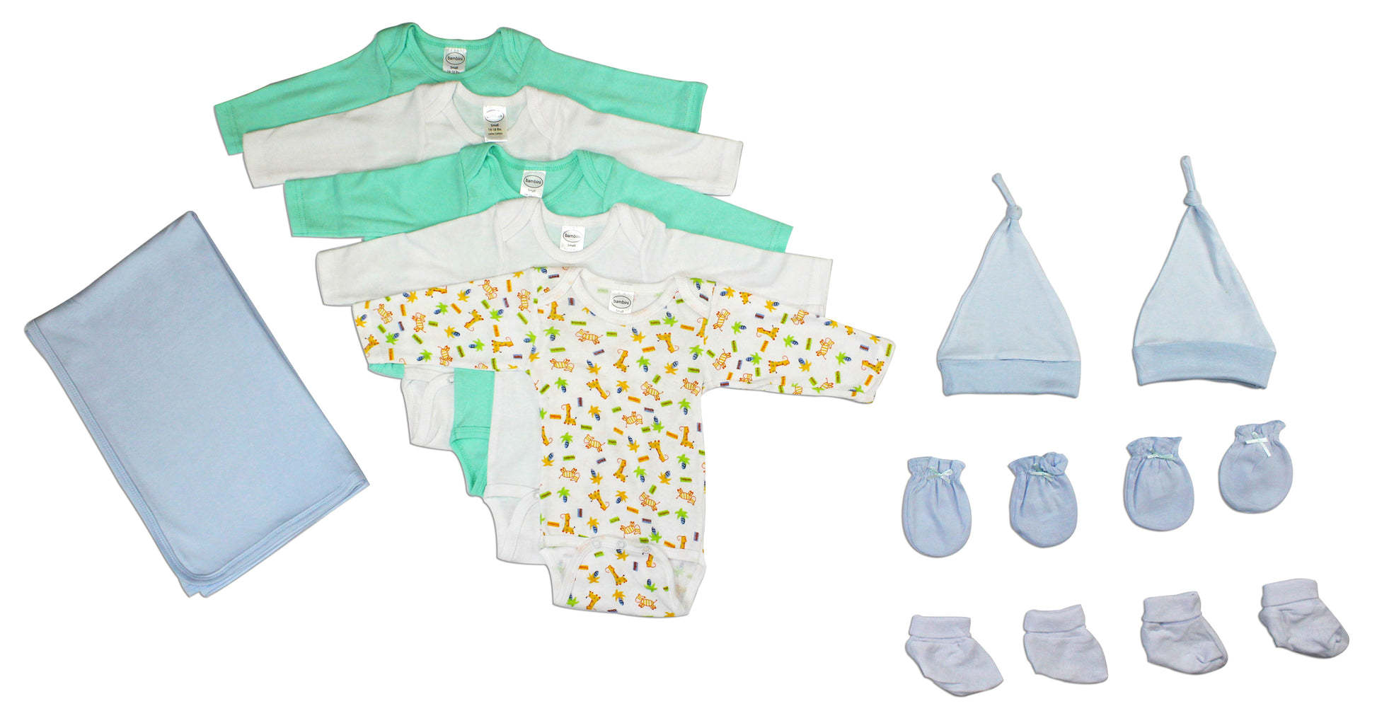 Newborn Baby Boys 12 Pc Layette Baby Shower Gift Set LS_0060