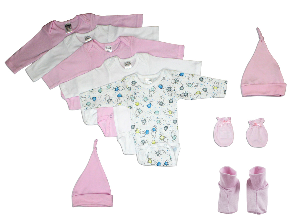 Baby Girl 9 Pc Layette Sets NC_0495